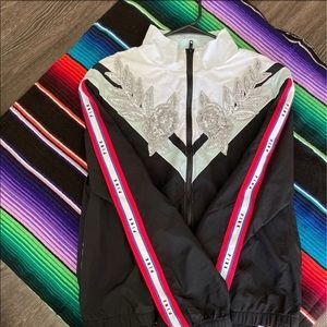 Victoria secret rose sequin wind breaker size XS
